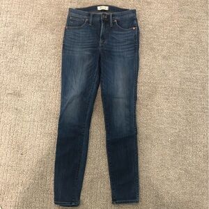 Madewell High Rise Skinny Jeans in Danny Wash - Sz 27